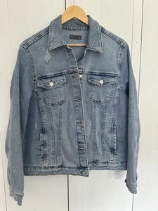 Papaya Curve Size 22 Blue Denim Jacket - Foto 1 di 6