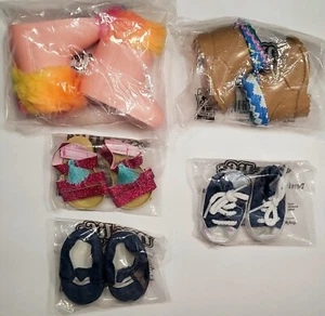 My Life As Lot of 5 Shoes, Boots, Sandals & Sneakers for 18" Dolls - Picture 1 of 2