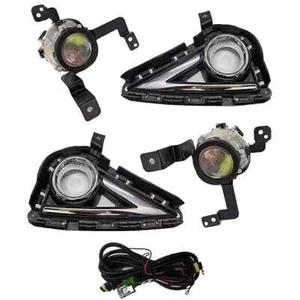 Fog Lamp Set for Hyundai I10 Grand NIOS (2019-2022) with Halogen Bulbs (Pair) - Picture 1 of 2