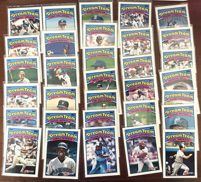 1989 Topps Kmart Dream Team Baseball Card - You Pick - Image 1 of 3