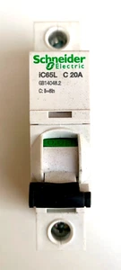 AU Schneider Electric Miniature Circuit Breaker IC65L C 20A GB14048.2 - Picture 1 of 2