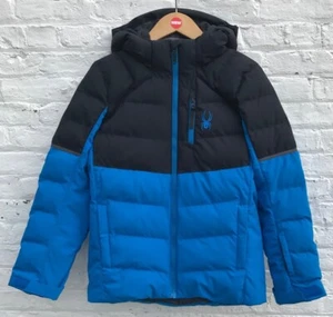 Spyder Boys Impulse Insulated Collegiate BLUE Ski Jacket $189, Size: 18 - Picture 1 of 8
