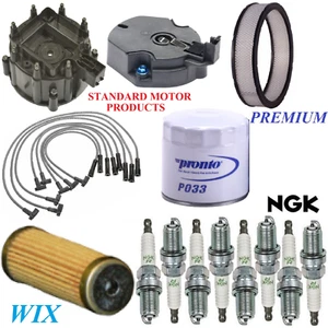 Tune Up Kit Filters Cap Rotor Wire Spark Plugs For OLDSMOBILE OMEGA V8 4.3L 1977 - Picture 1 of 1