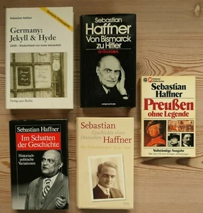 5 Bücher SEBASTIAN HAFFNER Jekyll Erinnerungen Bismarck zu Hitler Im Schatten +1 - Imagen 1 de 9