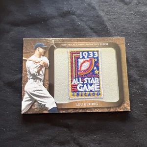 Parche conmemorativo 2009 Topps - Legends of the Game fabricado LPR-4 Lou G - Imagen 1 de 2