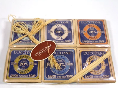 L’Occitane SAVON Extra Doux Assorted 100g Soaps 6 Pack. Sealed. - Image 1 of 4