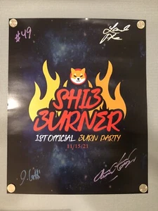 Póster Shiba Inu Burn Party EDICIÓN LIMITADA/250 de Bigger Entertainment - Imagen 1 de 5