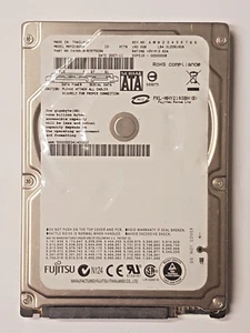 160 GB SATA Fujitsu MHY2160BH 5400RPM 8MB HDD 2,5 " Internal Hard Drive - Picture 1 of 1