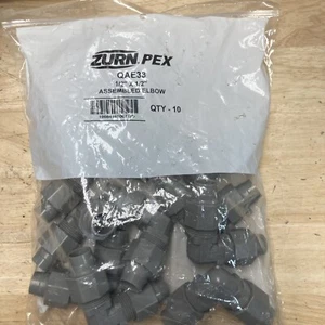 Codo Zurn Pex 1/2 pulgadas x 1/2 pulgadas CTS QAE33 QTY - 10 - Imagen 1 de 1