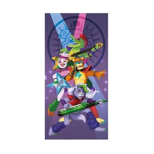 Five Nights At Freddys Beach Towel Pool Bath Crew Soft Velour Feel 100% Cotton - Picture 1 of 1