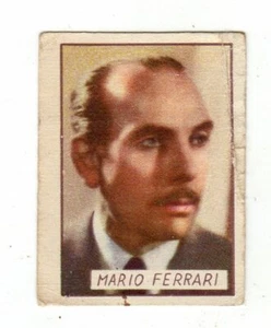 Figurina anteguerra   attori    ATTORE   MARIO  FERRARI - Picture 1 of 1
