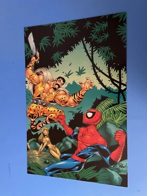 PÓSTER PIN UP MARVEL COMICS THE ASZING SPIDER-MAN VS KRAVEN THE HUNTER NUEVO. Foto 1 de 3