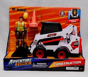 ADVENTURE FORCE CONSTRUCTION - BOBCAT SKID STEER SKID LOADER WITH FIGURE - Picture 1 of 5