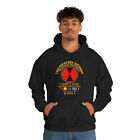 Hooded Sweatshirt - 7th Infantry Division - Korea - Cp Casey w SVC