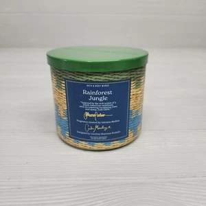 Bath & Body Works Rainforest Jungle 3 Wick Candle 14.5 oz New - Picture 1 of 4