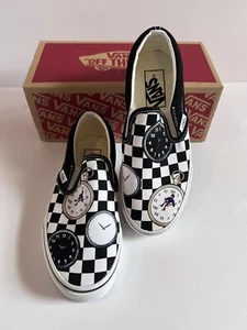 NEW Karl Jacobs x Vans Slip-On Skate Shoe Boys 3.5 Time Traveler Tales Graphics - Picture 1 of 8