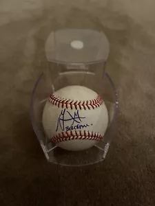 Grant Gelt The Sandlot Autographed Baseball with "Bertram" Inscription WITH CASE - Picture 1 of 2