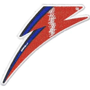 DAVID BOWIE Aufbügeln Aufnäher: BLITZ / BOLZEN / BLITZ Offizielles lizenziertes MERCH-Geschenk - Bild 1 von 1