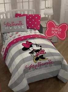 NEW Disney MINNIE MOUSE Twin Size Bed Girls' Super Soft COMFORTER ONLY - Picture 1 of 7