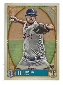 DANE DUNNING 2021 Topps Gypsy Queen Team Script Texas Rangers (#30) Rookie - Picture 1 of 2