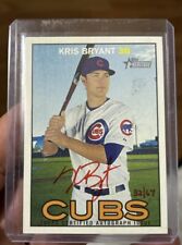2016 Topps Heritage KRIS BRYANT Real One Red Ink Auto /67