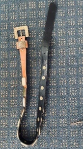 Gürtel LEDER hellbraun Halbedelsteine ausgefallen poliert SCHNALLE Damen 32" sehr guter Zustand - Bild 1 von 4