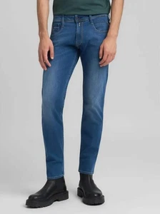 Replay Mens Dark Blue Anbass Slim Jean - Picture 1 of 6