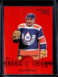 2024-25 UD Skybox Metal Universe Zach Hyman 2013 retrò rosso gemme preziose #75/90 - Foto 1 di 2