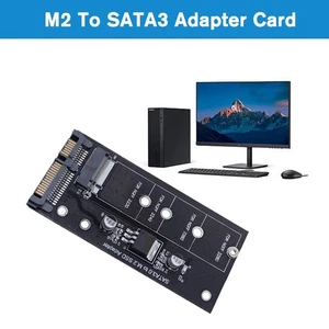 .M.2 NGFF to SATA3 Adapter Card M2 NGFF SSD to SATA3 Converter Interface Y2W8 - Afbeelding 1 van 8