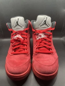 Nike Air Jordan 5 V Retro Triple Rojo Gamuza Talla 10.5 136027-602 - Imagen 1 de 11