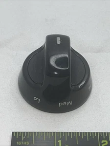 KitchenAid Gas Range OEM Genuine Whirlpool * Replacement Black Stove Knob * - Picture 1 of 9
