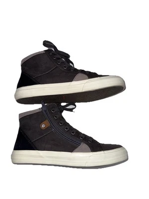 Zapatillas deportivas Taos Top Soul para mujer talla 8 gris topo parte superior alta cremallera TST-14142 Foto 1 de 4