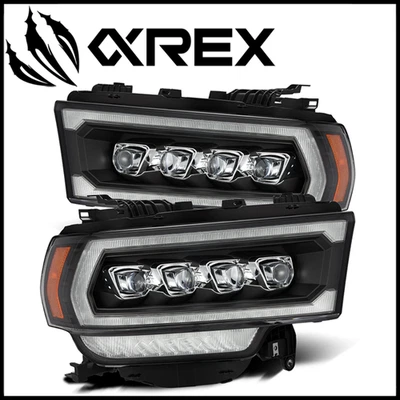 Faros proyectores AlphaRex negros NOVA LED aptos para 19-24 Ram 2500/3500/4500/5500 Foto 1 de 4