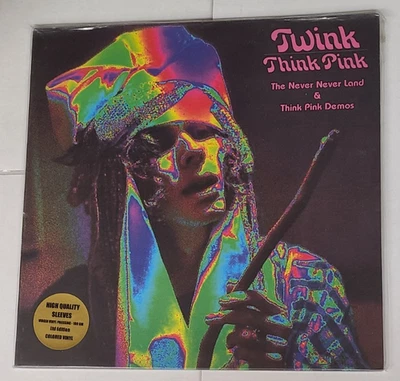 TWINK -  Think Pink - Never Neverland & Demos - 2020 (New/Sealed) LP- (Ltd Pink) Foto 1 de 2