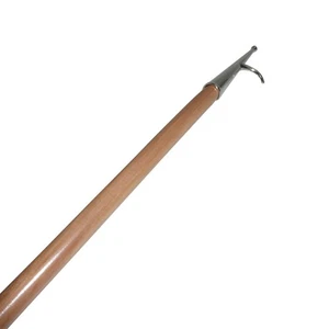Wooden Boat Pole With Stainless Steel Hook  2 m long    BTHKW2 - Picture 1 of 2