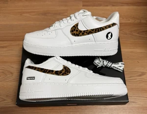 Supreme X Goodenough Collab Nike Air Force 1 Talla Baja 10.5 M EE. UU. EN MANO LIMITADA - Imagen 1 de 1