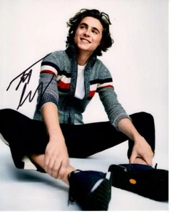 TIMOTHEE CHALAMET Signed 8x10 Photo w/ Hologram COA - Picture 1 of 2