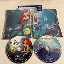 The Little Mermaid 100th Anniversary (4K Blu-ray, 1989, SteelBook)w/Digital Code