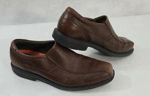 Zapatos mocasines sin cordones marrones Rockport Walkability para hombre talla 10 medianos A13021 - Imagen 1 de 7