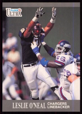 1991 Ultra Leslie O'Neal San Diego Chargers #126 - Image 1 of 2