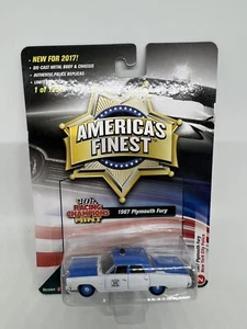 Racing Champion Mint   White / Blue ‘1967 Plymouth Fury New York City Police - Picture 1 of 3