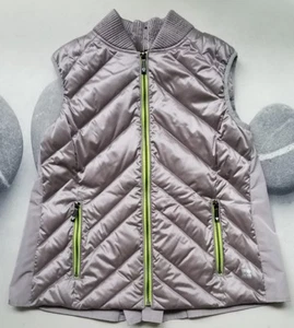 BCBGMAXAZRIA Gray Vest Top Front Zipper Lightweight  Size Small New  - Picture 1 of 6