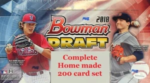 Juego completo de 200 cartas Bowman Draft 2018 hecho en casa - Imagen 1 de 1