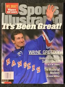 26.04.1999 Sports Illustrated SI NO LABEL Wayne Gretzky geht in Rente Rangers Oilers - Bild 1 von 6