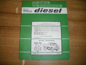 REVUE TECHNIQUE DIESEL SAVIEM MAN 19240 - 26240 - 32240 - Imagen 1 de 1