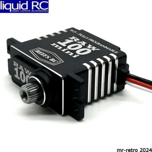 Reefs RC REEFS135 Raw 100 Mini Servo Negro Programable - Imagen 1 de 2