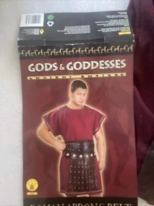 ROMAN ANCIENT EMPIRE GLADIATOR ADULT HALLOWEEN COSTUME MEN'S STANDARD SIZE - Picture 1 of 11