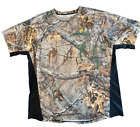 Koszulka męska Real Tree Scent Blocker rozmiar X duża brązowa kamuflaż Xtra S3 lekka