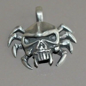 pendentif en étain gothique pas collier boucles d'oreilles bracelet - Foto 1 di 1