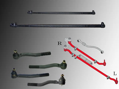 4x Spurstangenkopf 2x Schubstange für Jeep Grand Cherokee WJ 1999-2004 Lenkung - Bild 1 von 3